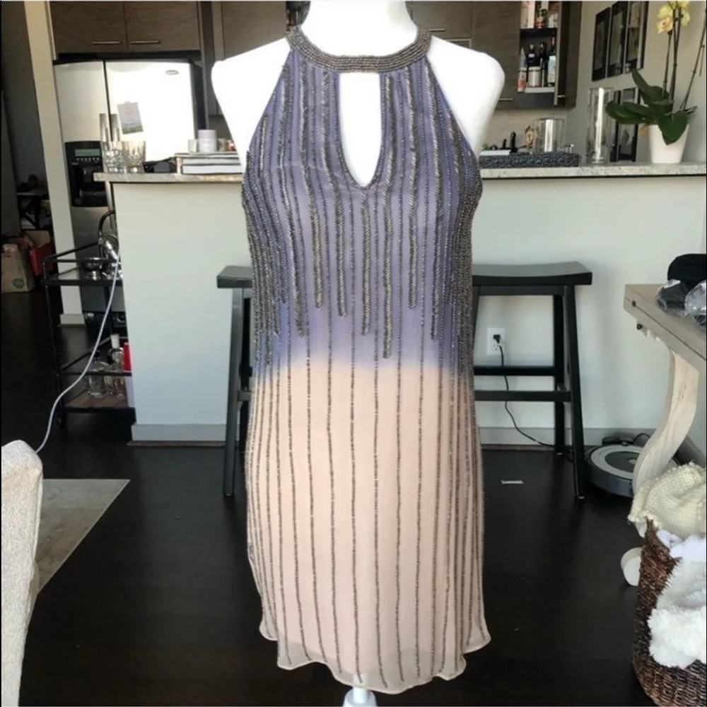 Parker Sansa Bayou Beaded Ombre Silk Dre
